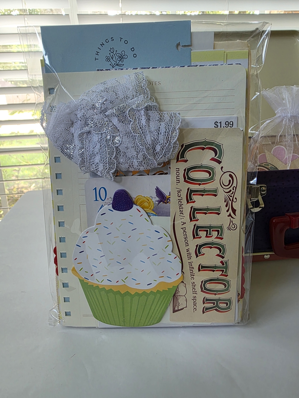 Crafting Box Filled with Mystery Scrap Paper And Ephemera - Picture 6 of 16